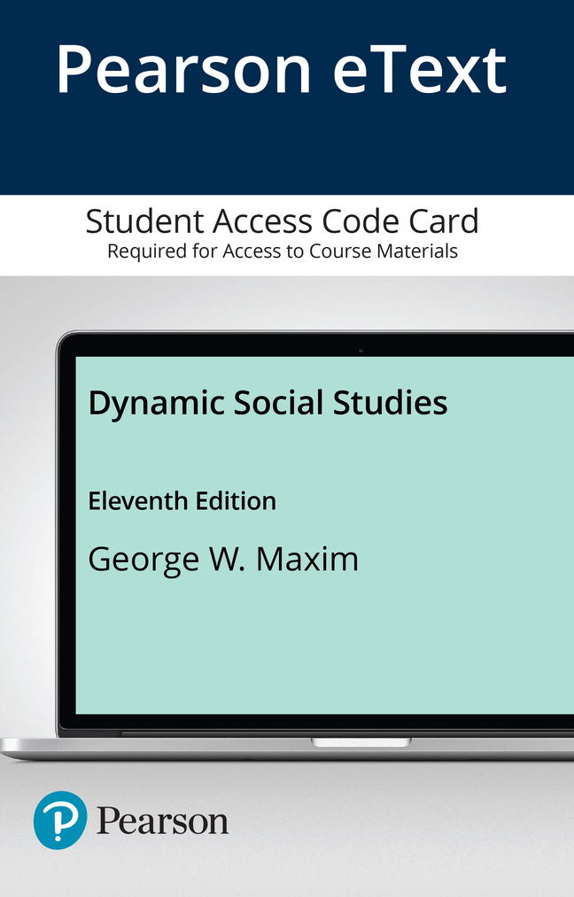Picture of Dynamic Social Studies -- Enhanced Pearson eText