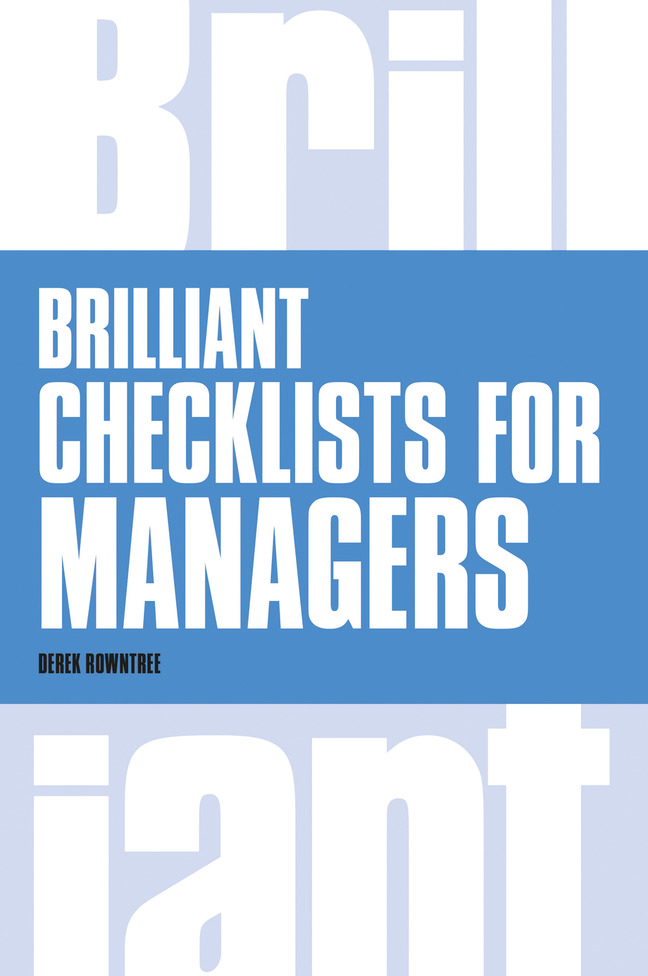 Picture of Brilliant Checklists for Managers