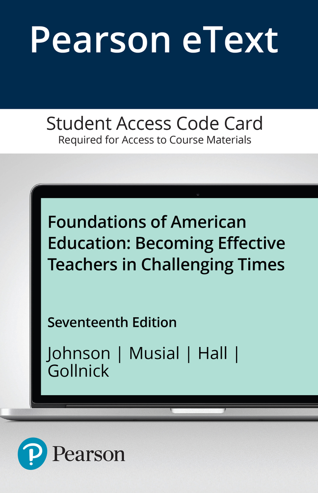 Picture of Foundations of American Education