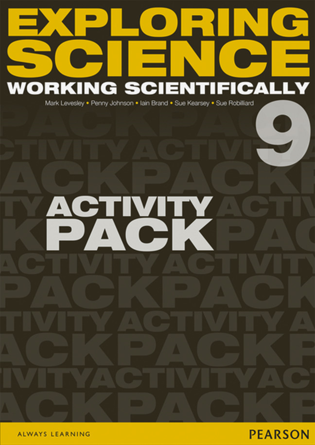 Picture of Exploring Science: Working Scientifically Activity Pack Year 9