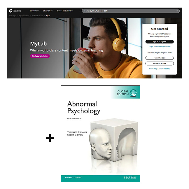 Picture of Abnormal Psychology, Global Edition + MyLab Psychology