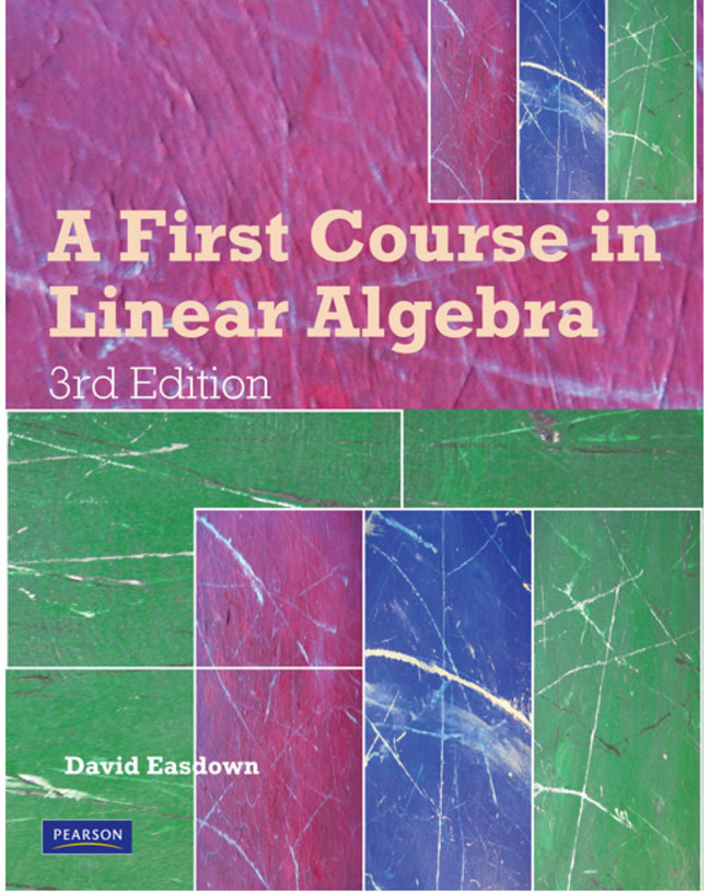 Picture of First Course in Linear Algebra, A, Pearson Original Edition