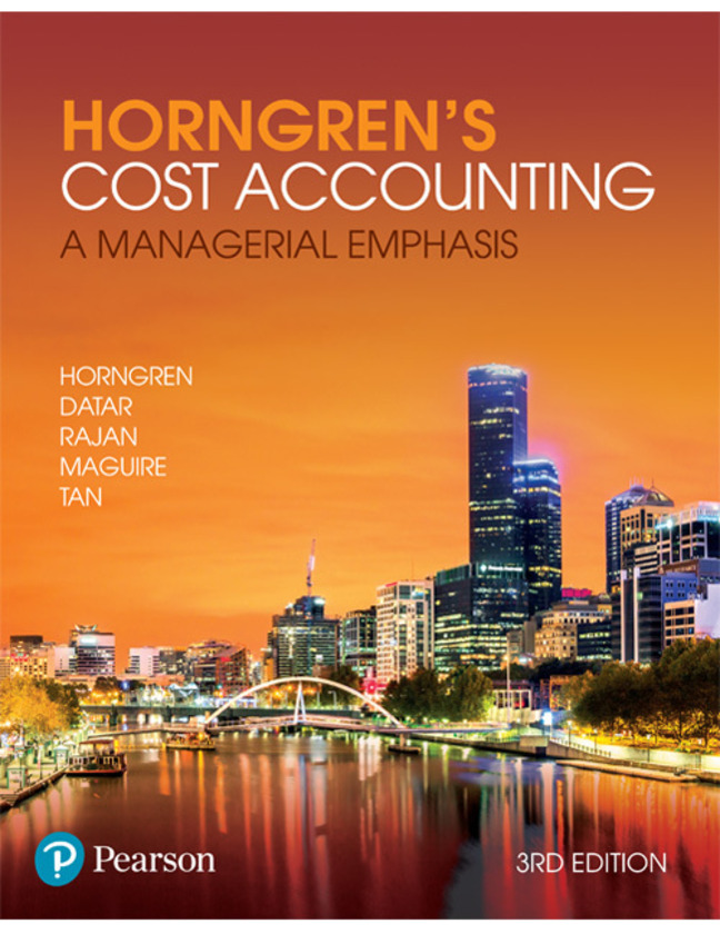 Picture of Horngren's Cost Accounting