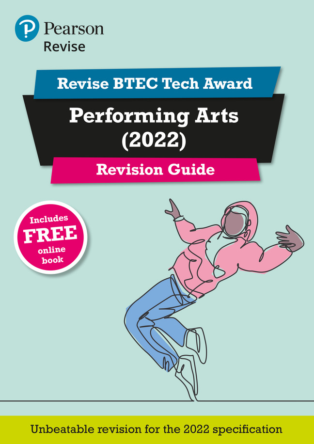 Pearson REVISE BTEC Tech Award Performing Arts Revision Guide (2022)