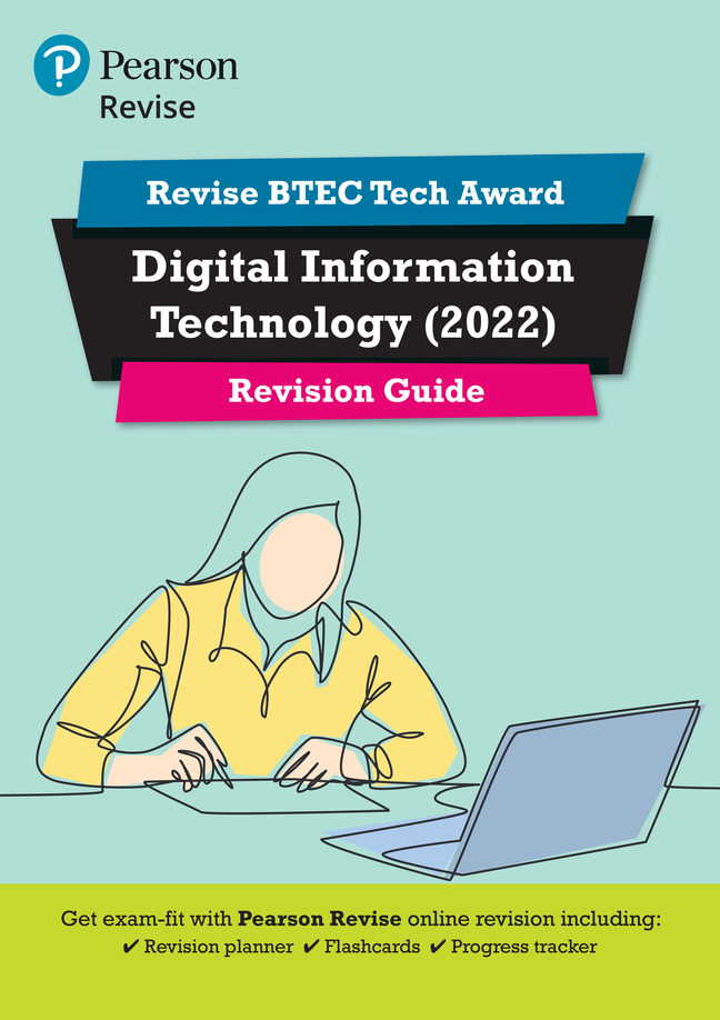 Picture of Pearson REVISE BTEC Tech Award Digital Information Technology Revision Guide Print