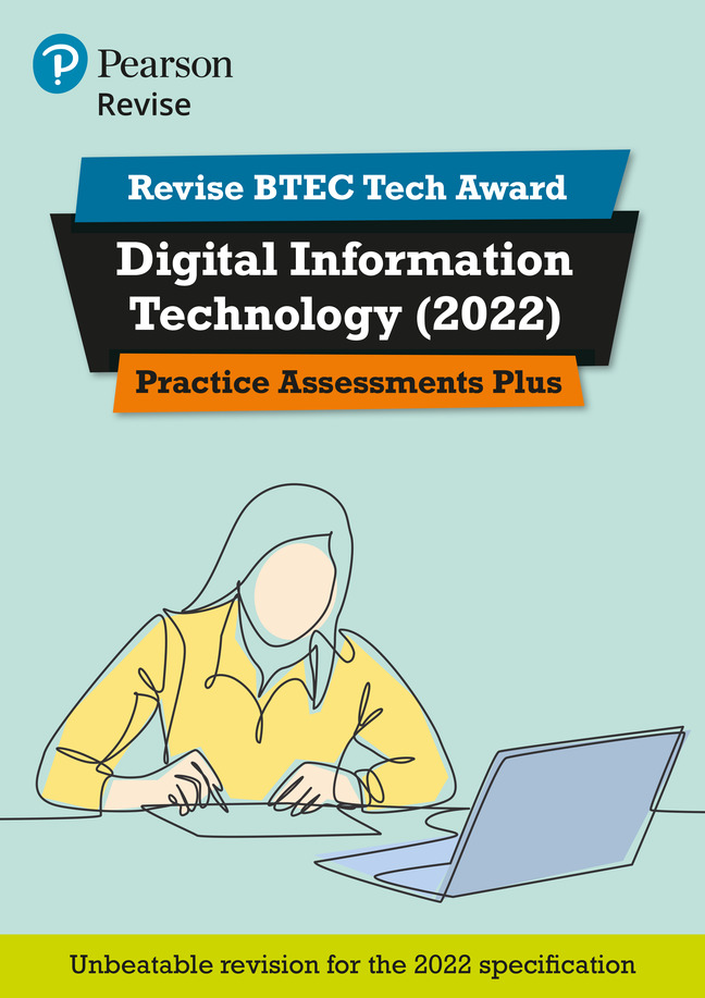 Pearson Revise BTEC Tech Award Digital Information Technology Practice Assessments Plus (2022)