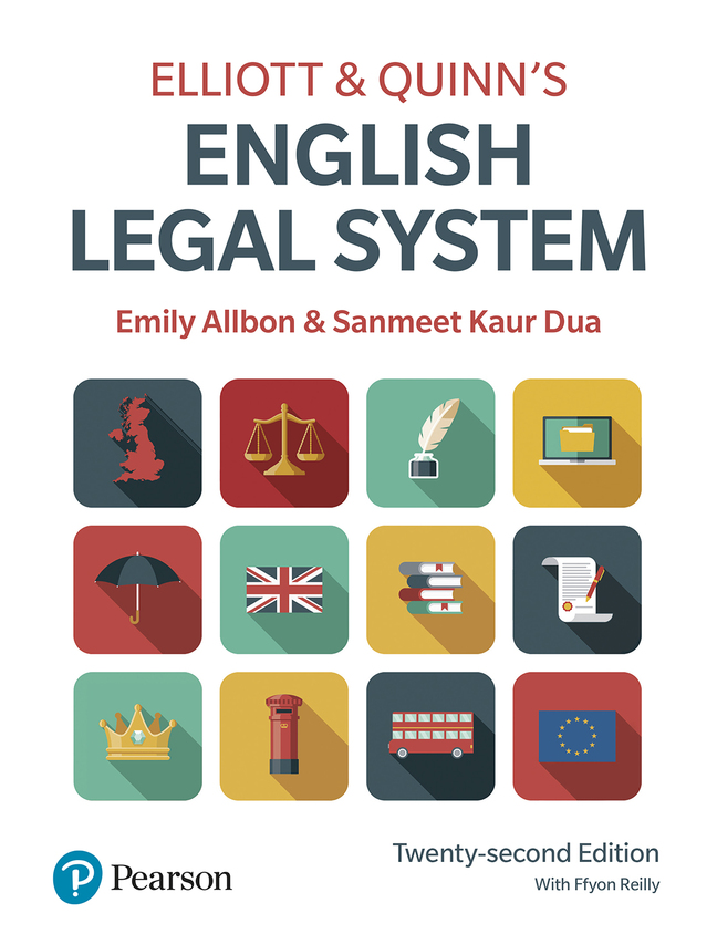 Picture of Elliott & Quinn's English Legal System