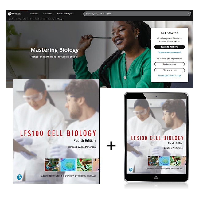 Picture of Cell Biology LFS100 (Custom Edition) + Mastering Biology with Pearson eText