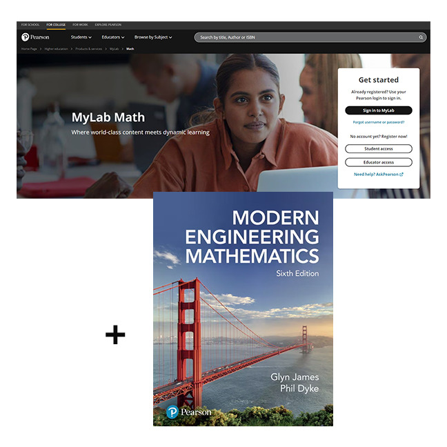 Picture of Modern Engineering Mathematics, Global Edition + MyLab Math with Pearson eText