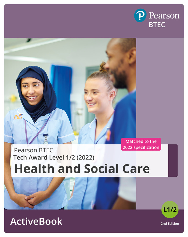 BTEC Tech Award (2022) Health and Social Care ActiveBook Institutional Subscription