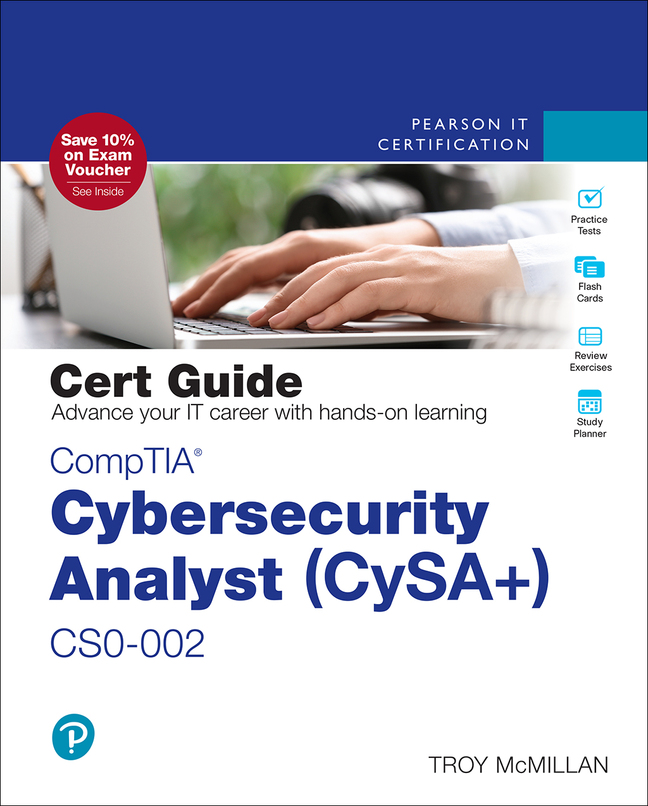 Picture of CompTIA Cybersecurity Analyst (CySA+) CS0-002 Cert Guide