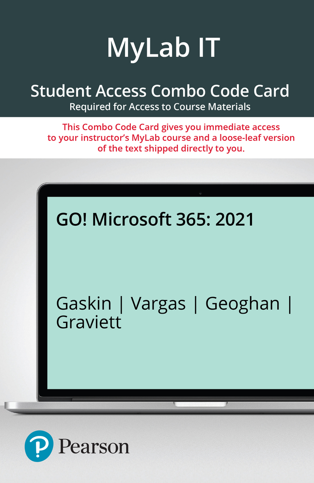 Picture of MyLab IT with Pearson eText + Print Combo Access Code for GO! 2021