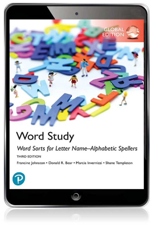 Picture of Word Sorts for Letter Name-Alphabetic Spellers, Global 3rd Edition eBook