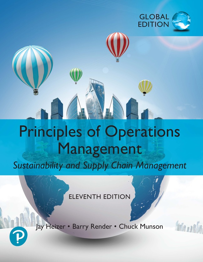 Picture of Principles of Operations Management: Sustainability and Supply Chain Management, Global Edition