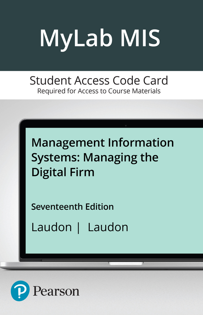 Picture of MyLab MIS with Pearson eText Access Code for Management Information Systems