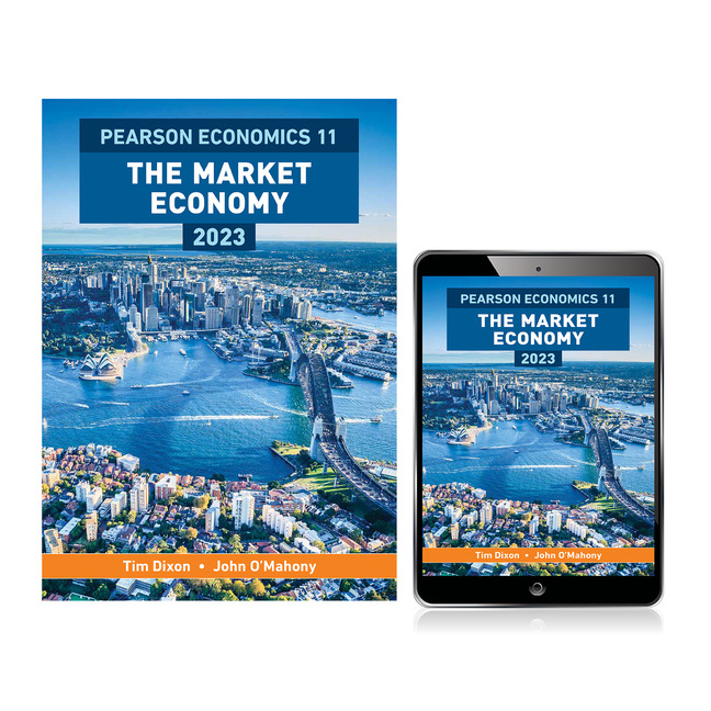 Picture of Pearson Economics 11 The Market Economy Student Book 2023
