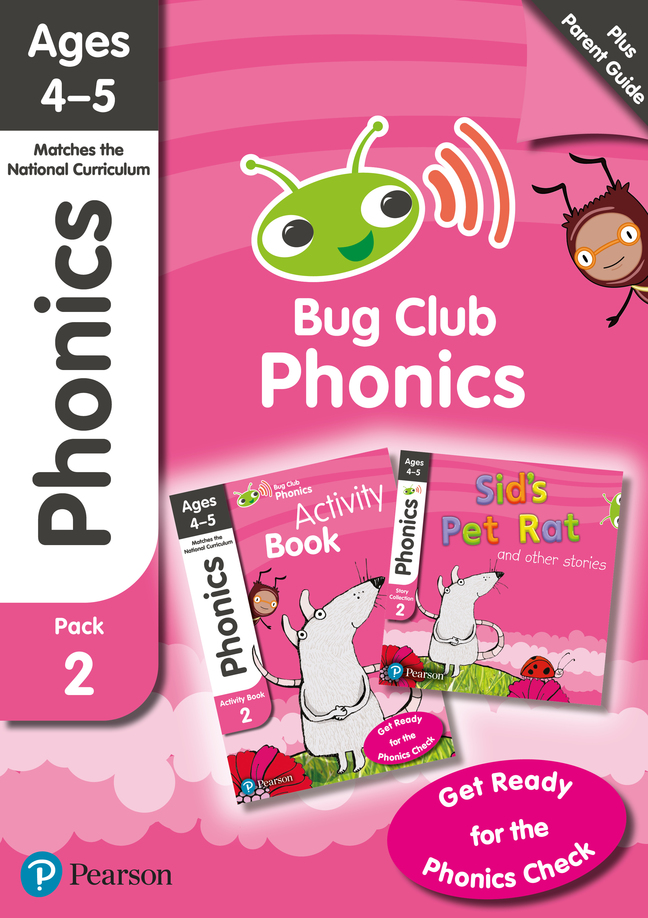 Bug Club Phonics Parent Pack 2 for ages 4-5 - Phonics Sets 4-6
