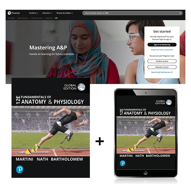 Picture of Fundamentals of Anatomy and Physiology, Global Edition + Mastering A&P with Pearson eText (Package)
