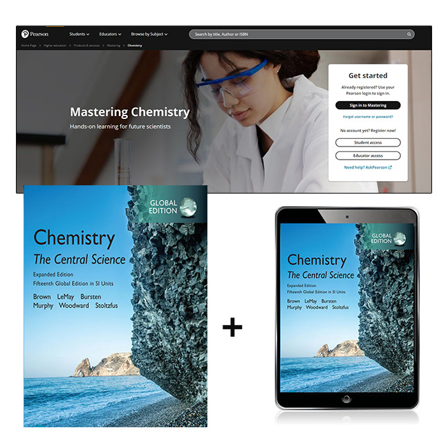 Picture of Chemistry: The Central Science in SI Units, Expanded Edition, Global Edition + Mastering Chemistry with Pearson eText