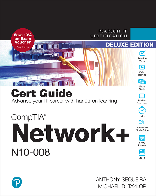 Picture of CompTIA Network+ N10-008 Cert Guide, Deluxe Edition