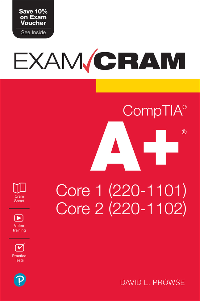 Picture of CompTIA A+ Core 1 (220-1101) and Core 2 (220-1102) Exam Cram