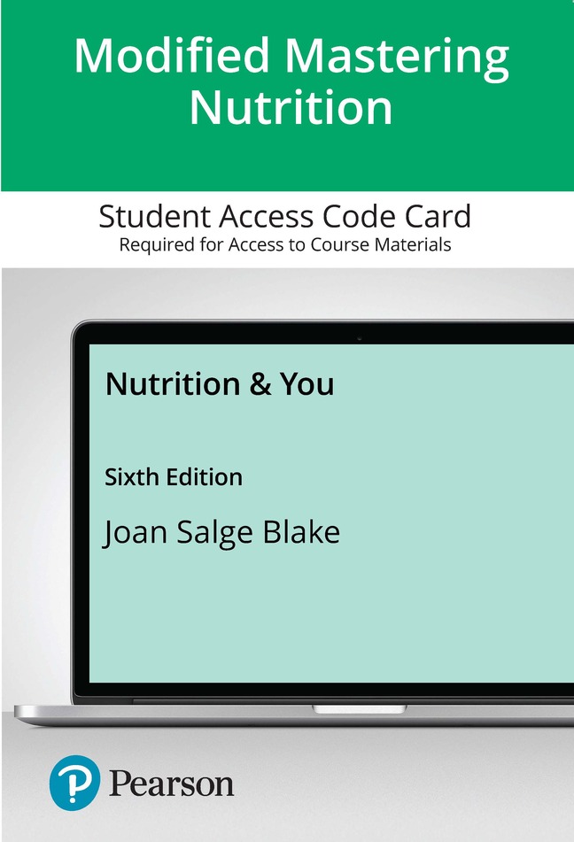 Picture of Mastering Nutrition with Pearson eText Access Code for Nutrition & You