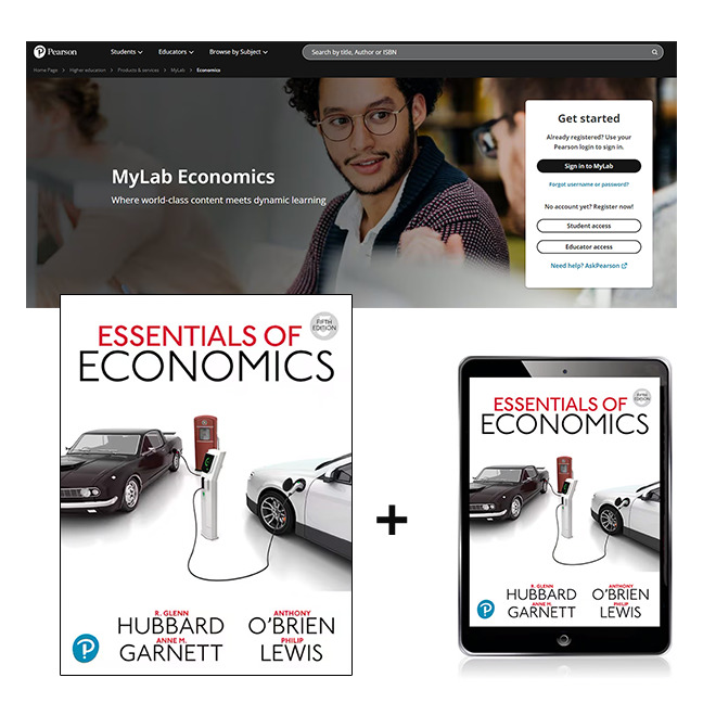 Picture of Essentials of Economics + MyLab Economics with Pearson eText