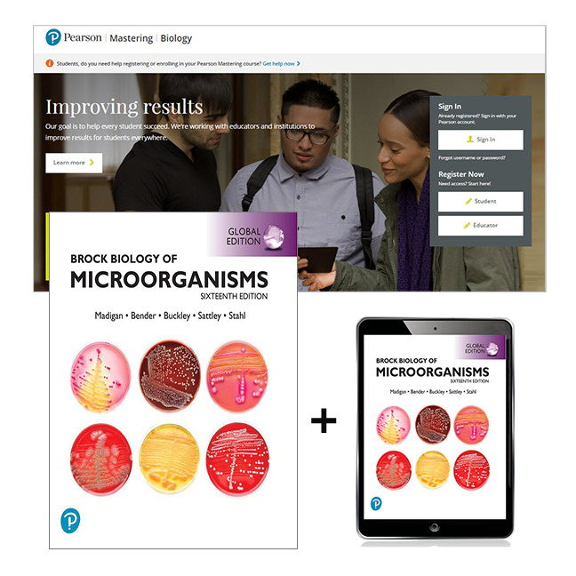 Picture of Brock Biology of Microorganisms, Global Edition + Mastering Microbiology with Pearson eText