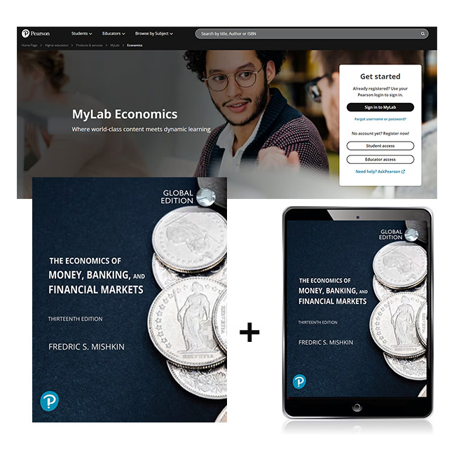 Picture of Economics of Money, Banking and Financial Markets, The, Global Edition + MyLab Economics with Pearson eText