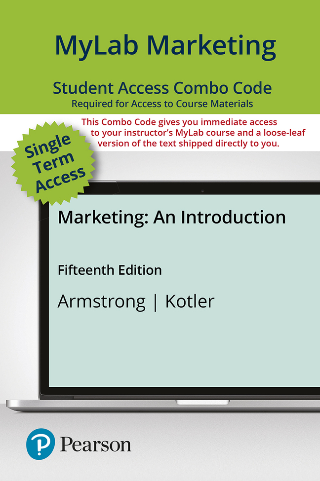 Picture of MyLab Marketing with Pearson eText + Print Combo Access Code for Marketing