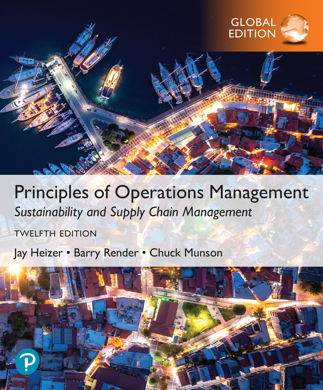 Picture of Principles of Operations Management: Sustainability and Supply Chain Management, Global Edition