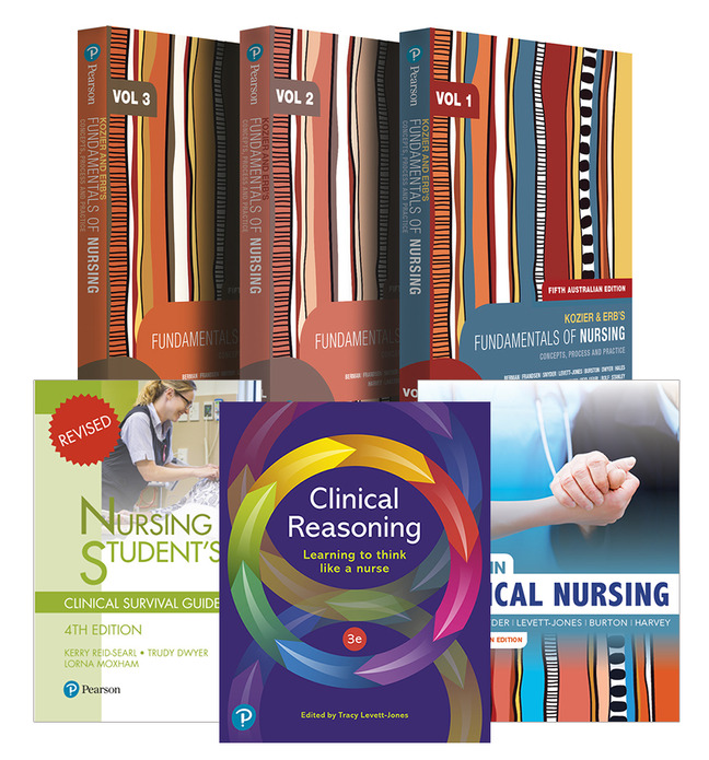 Picture of Fundamentals Nursing Vols 1-3 + Skills in Clinical Nursing + Clinical Reasoning + Clinical Skills Survival Guide
