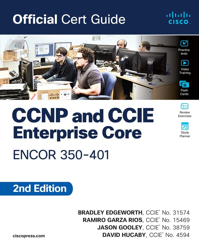 Picture of CCNP and CCIE Enterprise Core ENCOR 350-401 Official Cert Guide