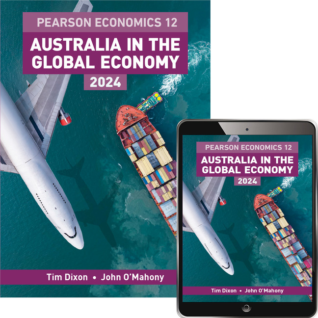 Picture of Pearson Economics 12 Australia in the Global Economy 2024