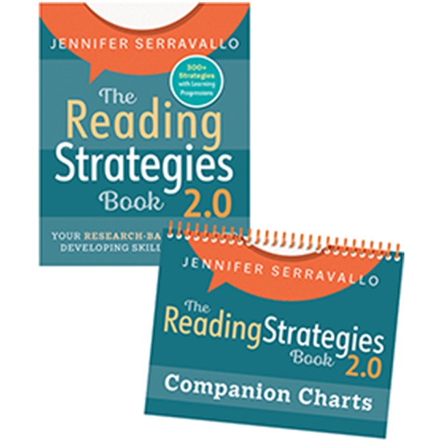 Picture of Reading Strategies Book 2.0 (Paperback) and Companion Charts (Spiral) Bundle